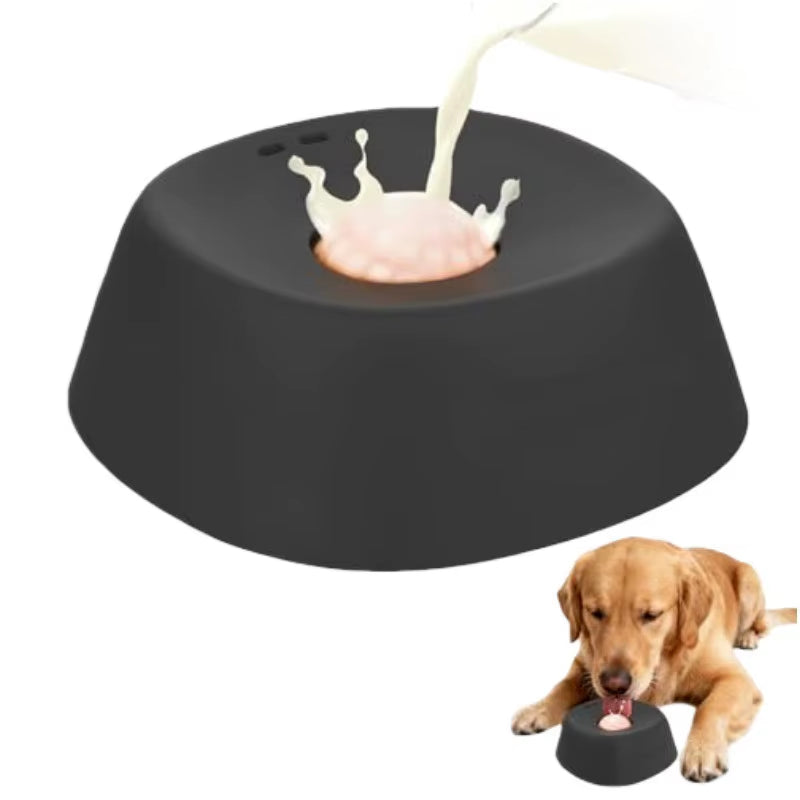햄스터집Dog Bowl Slow Feeder Liquid Yogurt Licked Board Cat Dog Slow Feeder Interactive Lick Toy for Liquid Treats Bone Broth Yogurt