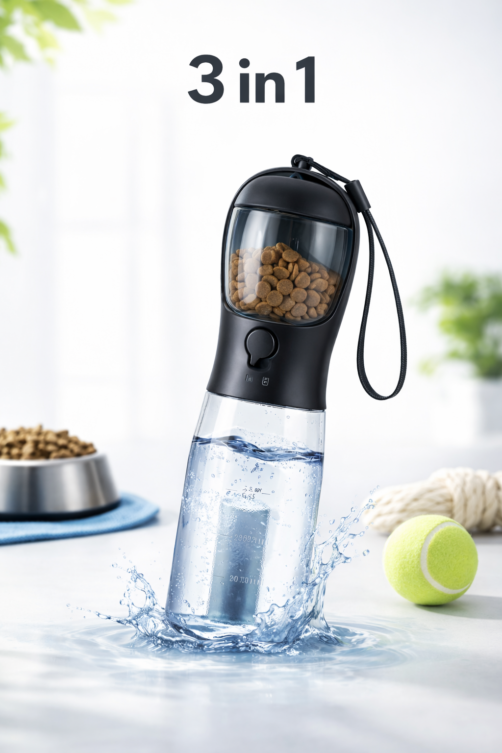 PawGo 3-in-1 Travel Bottle